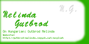 melinda gutbrod business card